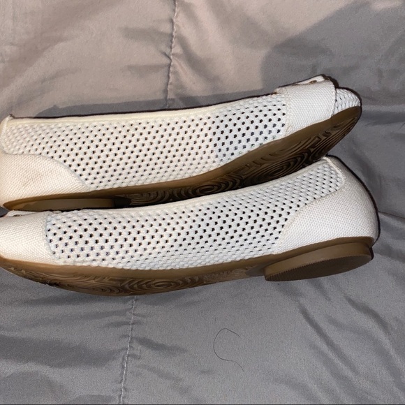 Dr scholls memory foam cool fit white flats 6.5M - Picture 6 of 8